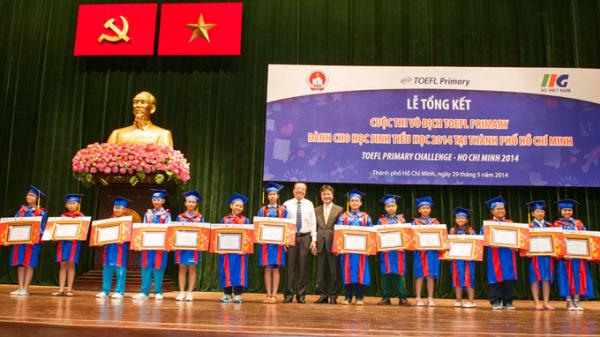 Thành phố Hồ Chí Minh đoạt 15 16 giải vô địch cuộc thi TOEFL Primary 2014